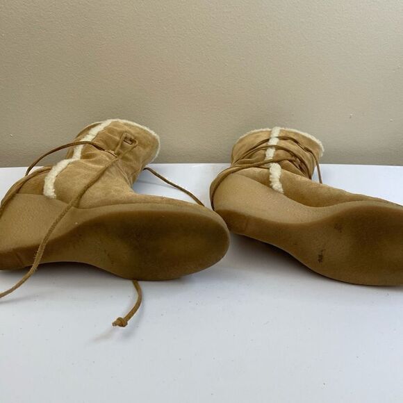 Michael Kors| Leather suede| Vintage| Wedged Heel| Boot - Picture 5 of 11